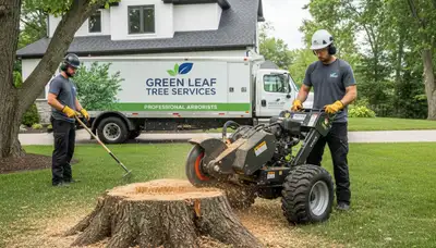 Professional stump removal service in Royal Oak, MI by Chop Chop Tree experts