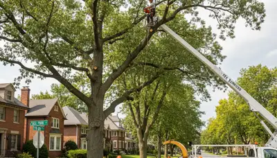 Professional tree removal service in Royal Oak MI by treetrimmingroyaloak.com