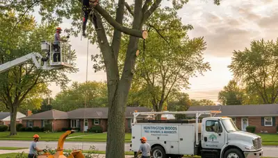Professional tree removal service in Royal Oak, MI by certified arborists