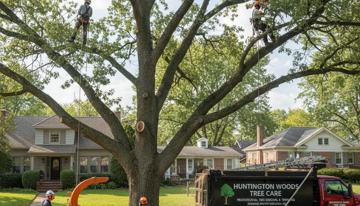 Professional tree removal service in Royal Oak MI by certified arborists at Tree Trimming Royal Oak