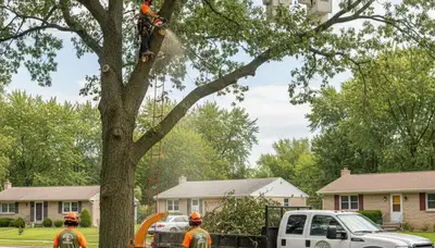 Professional tree removal service in Royal Oak, MI by treetrimmingroyaloak.com crew