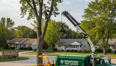 Professional tree removal service in Royal Oak, MI by certified arborists at Tree Trimming Royal Oak
